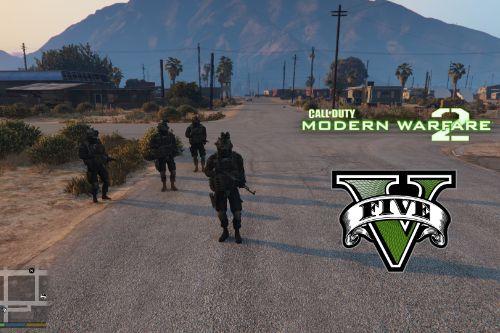 Modern Warfare 2 Shadow Company Squad [Add-On Ped]